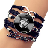 Taylor Swift vinyl record leather bracelet
