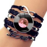 Taylor Swift vinyl record leather bracelet