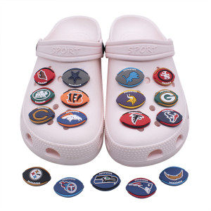 100pcs/lot NFL Rugby Team Kid junior adult style silicone bracelet  ball game PVC luminous cartoon accessories creative Cartoon