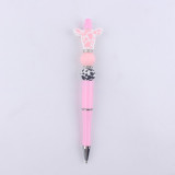 Cartoon Animal Cattle Silicone Beads Colored Plastic Beads Writing Neutral Pen