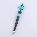 Love doctors and nurses Silicone Beads Colored Plastic Beads Writing Neutral Pen