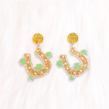 St. Patrick's Clover Beer Earrings
