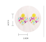 Valentine's Day Easter Transparent Love Rabbit Earrings