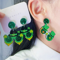 Beer Festival St. Patrick's Day Love Sunglasses Earrings