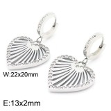 stainless steel love  earrings necklace