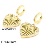 stainless steel love  earrings necklace