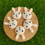 Cartoon  Rabbit resin suitable for 18MM Snaps Buttons