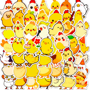 50 pieces of waterproof stickers for Easter holiday gift stickers for little chicks