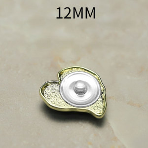 12MM Pearl Love Metal snap button charms