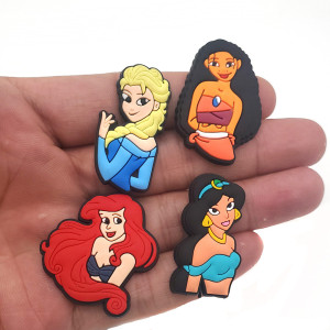 Princess Series Cartoon Cute Sanrio Anime Cartoon Kid junior style silicone bracelet  PVC luminous cartoon accessories creative Cartoon