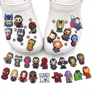 Superhero Marvel Cartoon Cute Sanrio Anime Cartoon Kid junior style silicone bracelet  PVC luminous cartoon accessories creative Cartoon