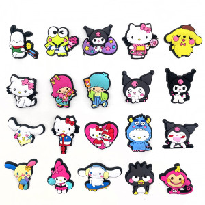 KT Cat Cartoon Cute Sanrio Anime Cartoon Kid junior style silicone bracelet  PVC luminous cartoon accessories creative Cartoon