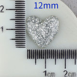 12MM  Love sequin resin snap button charms