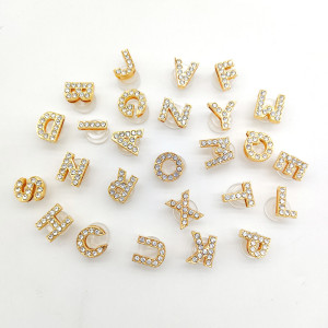 Golden Metal Letter LOVE Cartoon Cute Sanrio Anime Cartoon Kid junior style silicone bracelet  PVC luminous cartoon accessories creative Cartoon