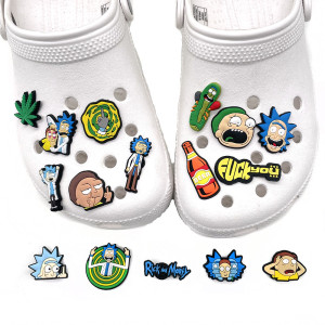 Rick and morty Cartoon Cute Sanrio Anime Cartoon Kid junior style silicone bracelet  PVC luminous cartoon accessories creative Cartoon