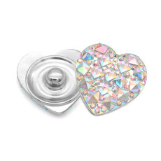20MM  Love  resin snap button charms