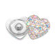 20MM  Love  resin snap button charms