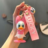 Daisy Keychain Mickey Mouse Couple Bag Pendant Wholesale Mickey Minnie Cartoon Keychain