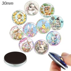 10pcs/lot  glass picture printing products of various sizes  Fridge magnet cabochon