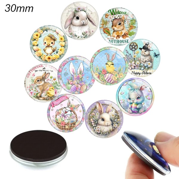 10pcs/lot  glass picture printing products of various sizes  Fridge magnet cabochon