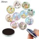 10pcs/lot  glass picture printing products of various sizes  Fridge magnet cabochon