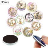 10pcs/lot  glass picture printing products of various sizes  Fridge magnet cabochon