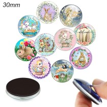 10pcs/lot  glass picture printing products of various sizes  Fridge magnet cabochon