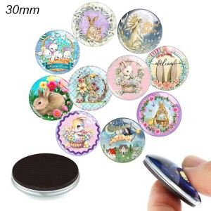 10pcs/lot  glass picture printing products of various sizes  Fridge magnet cabochon