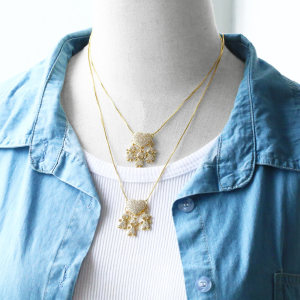 Love Mother's Day Gift for Boys and Girls Mom Pendant Necklace