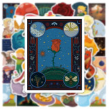 50 new Little Prince graffiti stickers, water cups, suitcases, laptops, electric scooters, waterproof decorations, waterproof stickers
