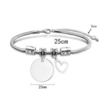 Stainless steel snake bone bracelet Mother's Day hang tag love MOM holiday gift