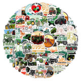 50 cartoon graffiti stickers for agricultural tractors, handbags, skateboards, motorcycles, guitars, waterproof stickers