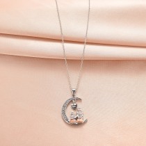 Crescent Necklace Mother's Day Gift MOM Elegant Necklace