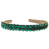 Full diamond Baroque fabric inlaid drill bit hoop hair accessories