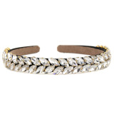 Full diamond Baroque fabric inlaid drill bit hoop hair accessories