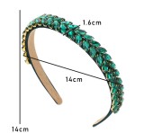 Full diamond Baroque fabric inlaid drill bit hoop hair accessories