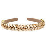 Full diamond Baroque fabric inlaid drill bit hoop hair accessories