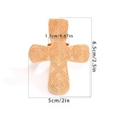 Metal Love Pattern Cross Ring