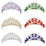 Alloy Crystal Crown Wedding Ball Party Bridal Crown