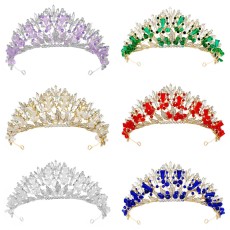 Alloy Crystal Crown Wedding Ball Party Bridal Crown