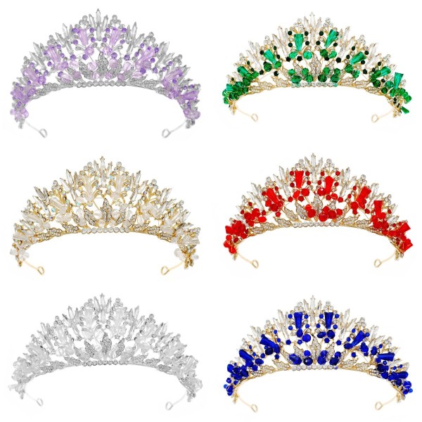 Alloy Crystal Crown Wedding Ball Party Bridal Crown