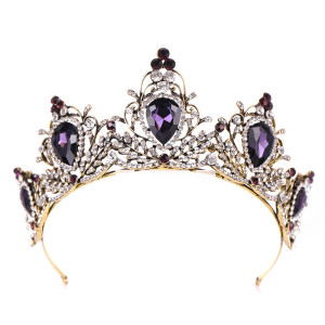Alloy Crystal Crown Wedding Ball Party Bridal Crown