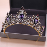 Alloy Crystal Crown Wedding Ball Party Bridal Crown