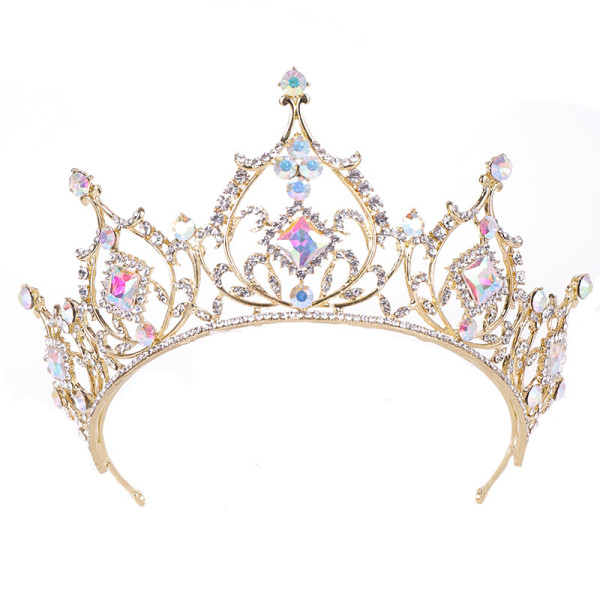Alloy Crystal Crown Wedding Ball Party Bridal Crown