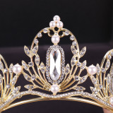 Alloy Crystal Crown Wedding Ball Party Bridal Crown