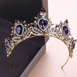 Alloy Crystal Crown Wedding Ball Party Bridal Crown