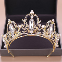 Alloy Crystal Crown Wedding Ball Party Bridal Crown