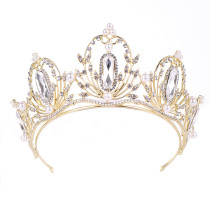 Alloy Crystal Crown Wedding Ball Party Bridal Crown