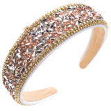 Baroque rhinestone headband, sparkling imitation diamond crystal headband, elegant and elegant hair accessory