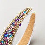 Baroque rhinestone headband, sparkling imitation diamond crystal headband, elegant and elegant hair accessory